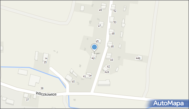 Wilczkowice, Wilczkowice, 43a, mapa Wilczkowice