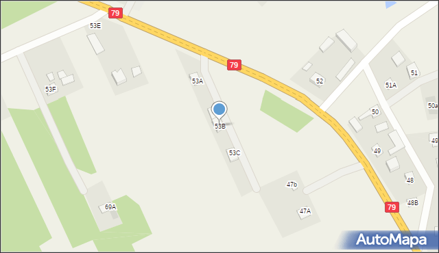 Wilczkowice Dolne, Wilczkowice Dolne, 53B, mapa Wilczkowice Dolne