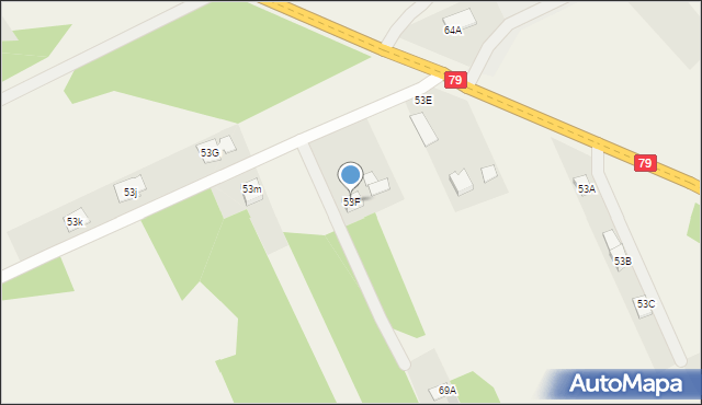 Wilczkowice Dolne, Wilczkowice Dolne, 53F, mapa Wilczkowice Dolne