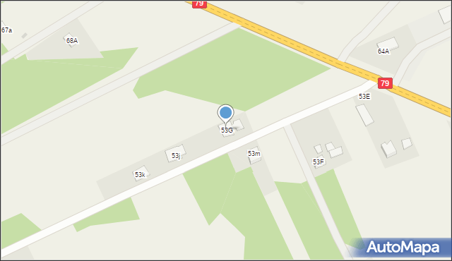 Wilczkowice Dolne, Wilczkowice Dolne, 53G, mapa Wilczkowice Dolne