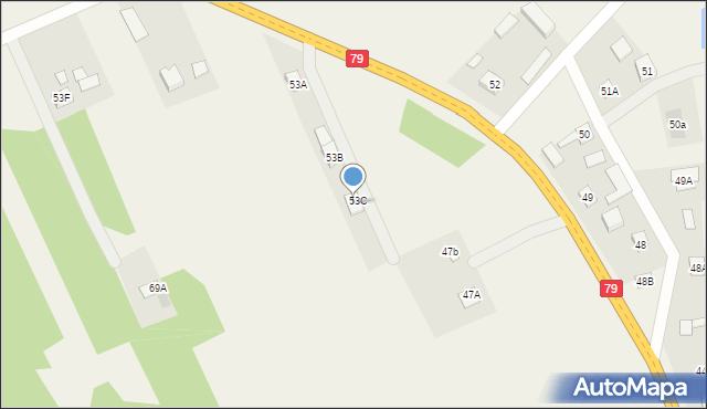 Wilczkowice Dolne, Wilczkowice Dolne, 54A, mapa Wilczkowice Dolne