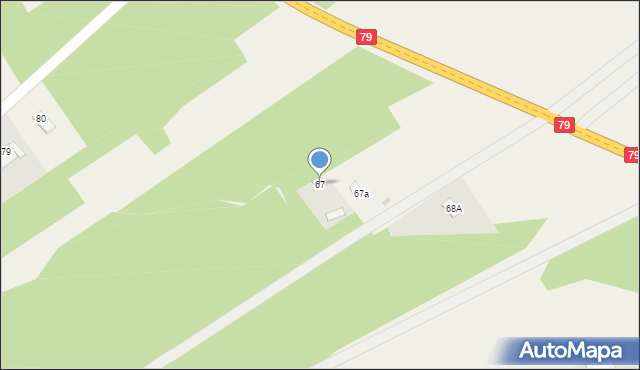Wilczkowice Dolne, Wilczkowice Dolne, 67, mapa Wilczkowice Dolne