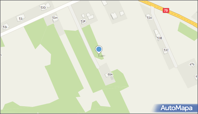 Wilczkowice Dolne, Wilczkowice Dolne, 69b, mapa Wilczkowice Dolne