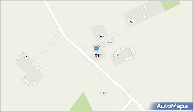 Wilczkowice Dolne, Wilczkowice Dolne, 75B, mapa Wilczkowice Dolne