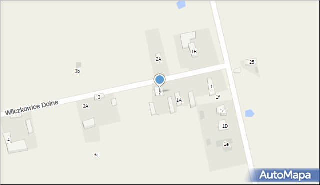 Wilczkowice Dolne, Wilczkowice Dolne, 2, mapa Wilczkowice Dolne