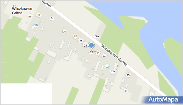 Wilczkowice Górne, Wilczkowice Górne, 29, mapa Wilczkowice Górne