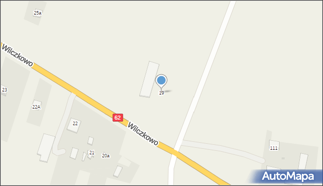 Wilczkowo, Wilczkowo, 19, mapa Wilczkowo