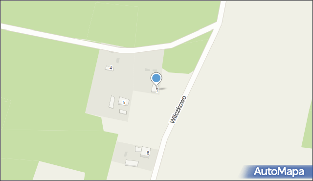 Wilczkowo, Wilczkowo, 7, mapa Wilczkowo