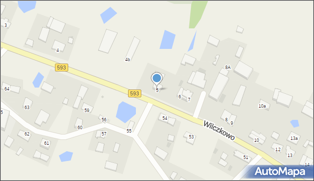 Wilczkowo, Wilczkowo, 5, mapa Wilczkowo
