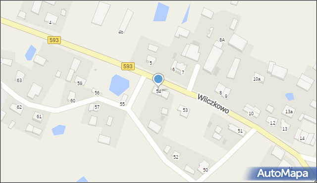 Wilczkowo, Wilczkowo, 54, mapa Wilczkowo
