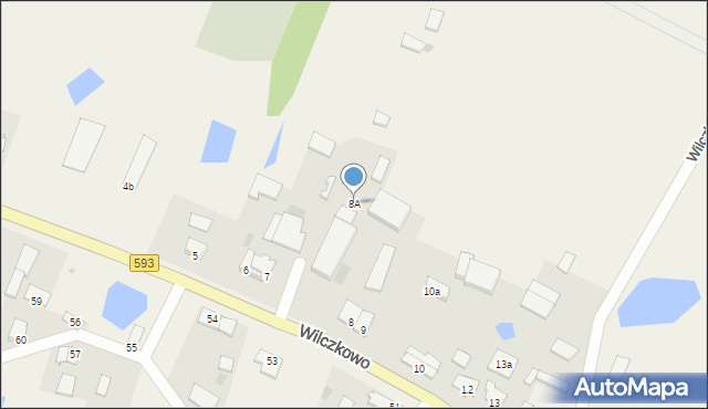 Wilczkowo, Wilczkowo, 8A, mapa Wilczkowo