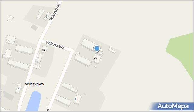 Wilczkowo, Wilczkowo, 10a, mapa Wilczkowo