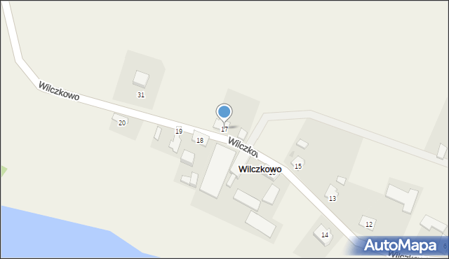 Wilczkowo, Wilczkowo, 17, mapa Wilczkowo