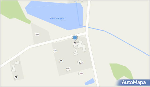 Wilczogęby, Wilczogęby, 61, mapa Wilczogęby