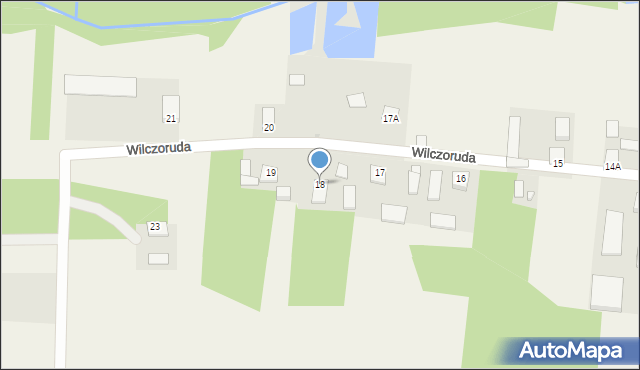 Wilczoruda, Wilczoruda, 18, mapa Wilczoruda