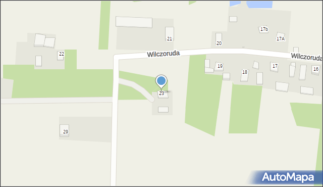 Wilczoruda, Wilczoruda, 23, mapa Wilczoruda
