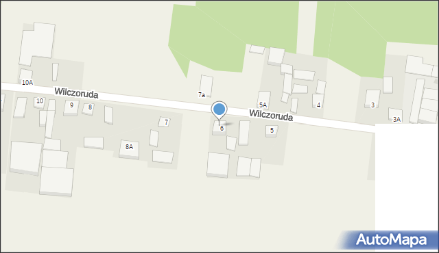 Wilczoruda, Wilczoruda, 6A, mapa Wilczoruda