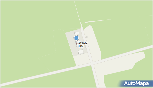 Wilczy Dół, Wilczy Dół, 1, mapa Wilczy Dół