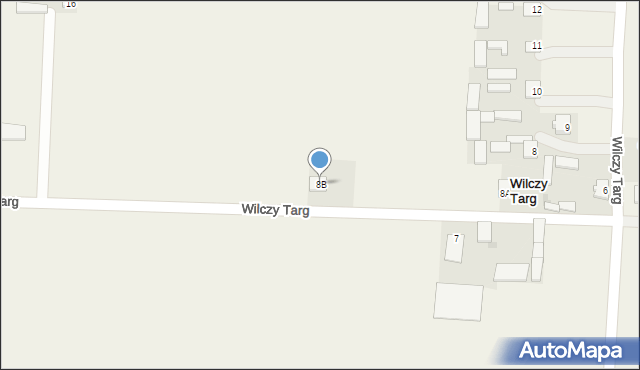 Wilczy Targ, Wilczy Targ, 8B, mapa Wilczy Targ