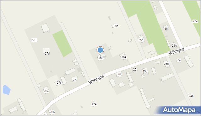 Wilczyca, Wilczyca, 26b, mapa Wilczyca