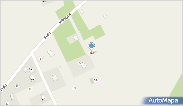 Wilczyca, Wilczyca, 34d, mapa Wilczyca