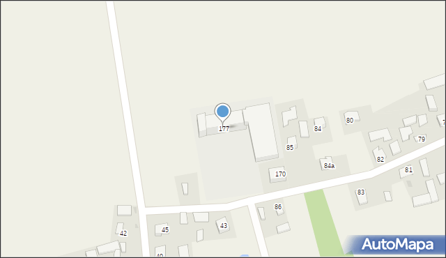 Wilczyce, Wilczyce, 177, mapa Wilczyce