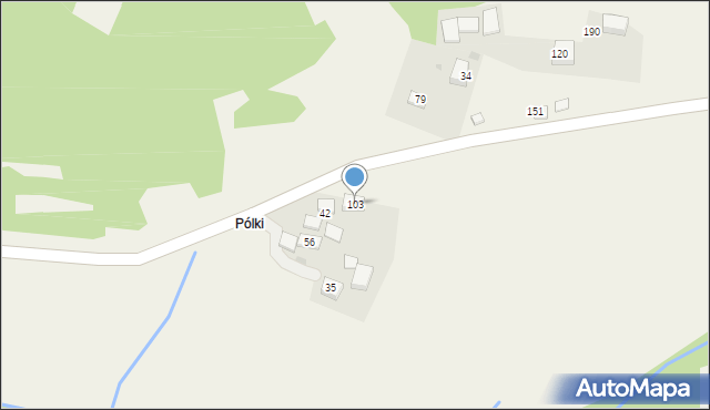 Wilczyce, Wilczyce, 103, mapa Wilczyce