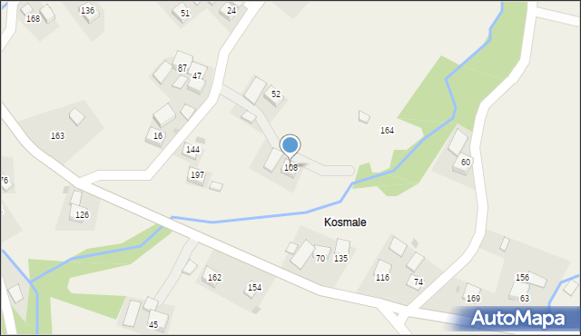 Wilczyce, Wilczyce, 108, mapa Wilczyce