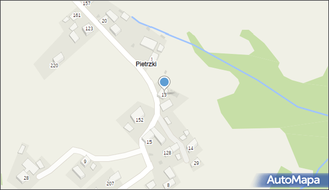 Wilczyce, Wilczyce, 13, mapa Wilczyce