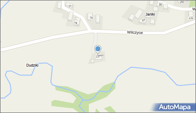 Wilczyce, Wilczyce, 137, mapa Wilczyce