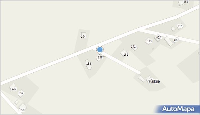 Wilczyce, Wilczyce, 138, mapa Wilczyce