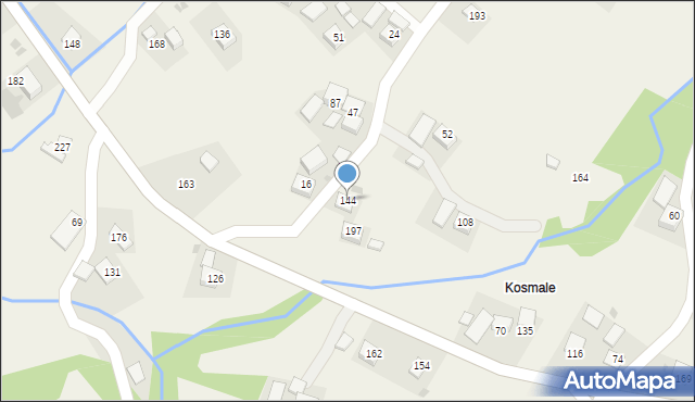 Wilczyce, Wilczyce, 144, mapa Wilczyce