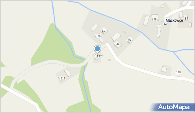 Wilczyce, Wilczyce, 183, mapa Wilczyce