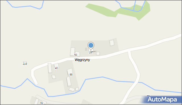 Wilczyce, Wilczyce, 187, mapa Wilczyce