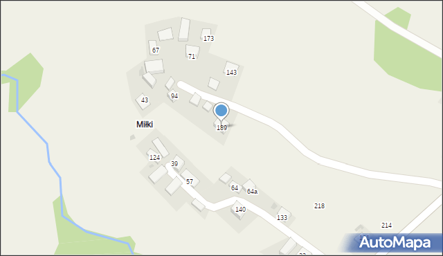 Wilczyce, Wilczyce, 189, mapa Wilczyce