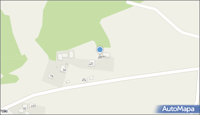 Wilczyce, Wilczyce, 190, mapa Wilczyce