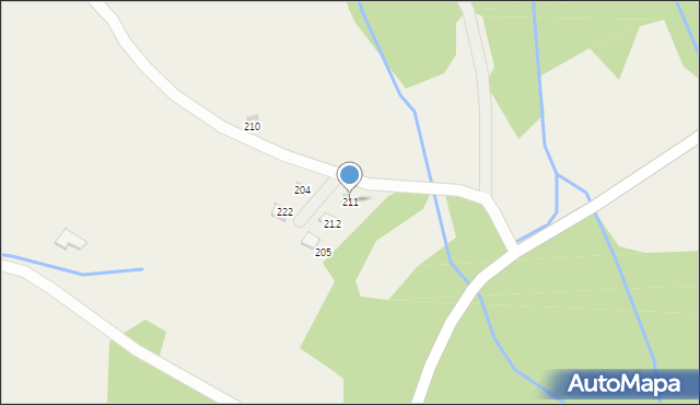 Wilczyce, Wilczyce, 211, mapa Wilczyce