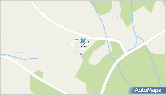 Wilczyce, Wilczyce, 212, mapa Wilczyce