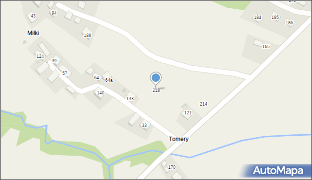 Wilczyce, Wilczyce, 218, mapa Wilczyce