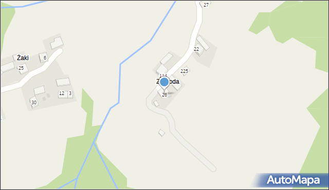 Wilczyce, Wilczyce, 26, mapa Wilczyce