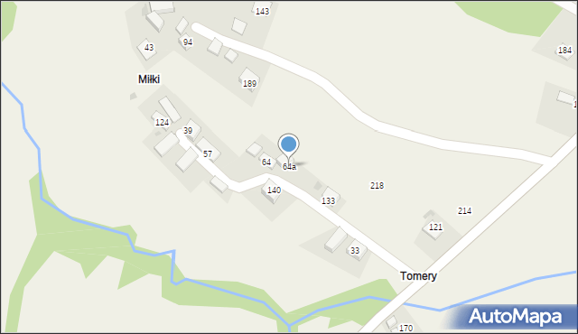 Wilczyce, Wilczyce, 64a, mapa Wilczyce