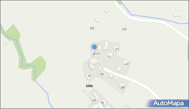 Wilczyce, Wilczyce, 67, mapa Wilczyce