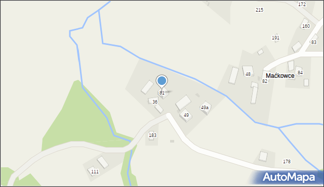 Wilczyce, Wilczyce, 81, mapa Wilczyce