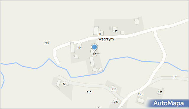 Wilczyce, Wilczyce, 86, mapa Wilczyce