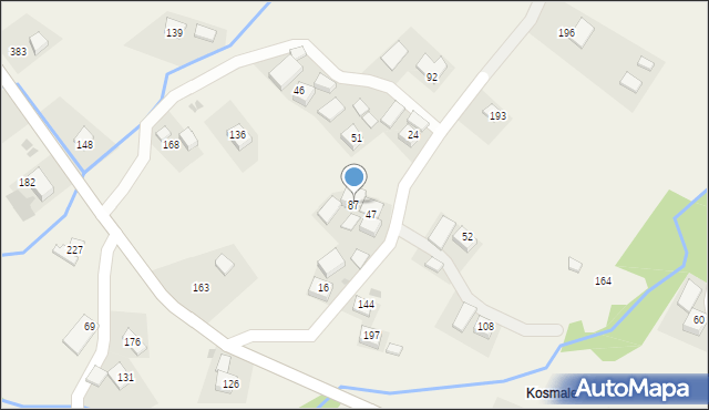 Wilczyce, Wilczyce, 87, mapa Wilczyce