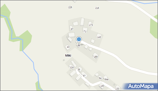 Wilczyce, Wilczyce, 94, mapa Wilczyce