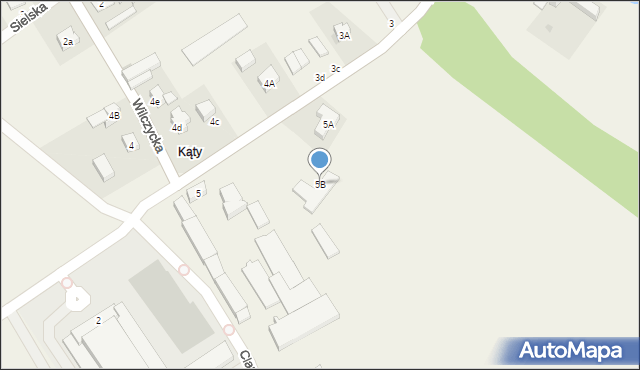 Wilczyce, Wilczycka, 5B, mapa Wilczyce