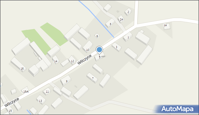 Wilczyce, Wilczyce, 5, mapa Wilczyce
