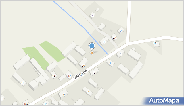 Wilczyce, Wilczyce, 8, mapa Wilczyce