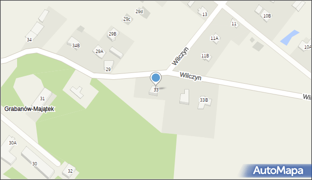 Wilczyn, Wilczyn, 33, mapa Wilczyn